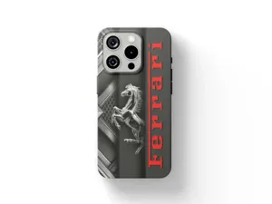 Ferrari Smartphone Cover Design Minimalistische Linie